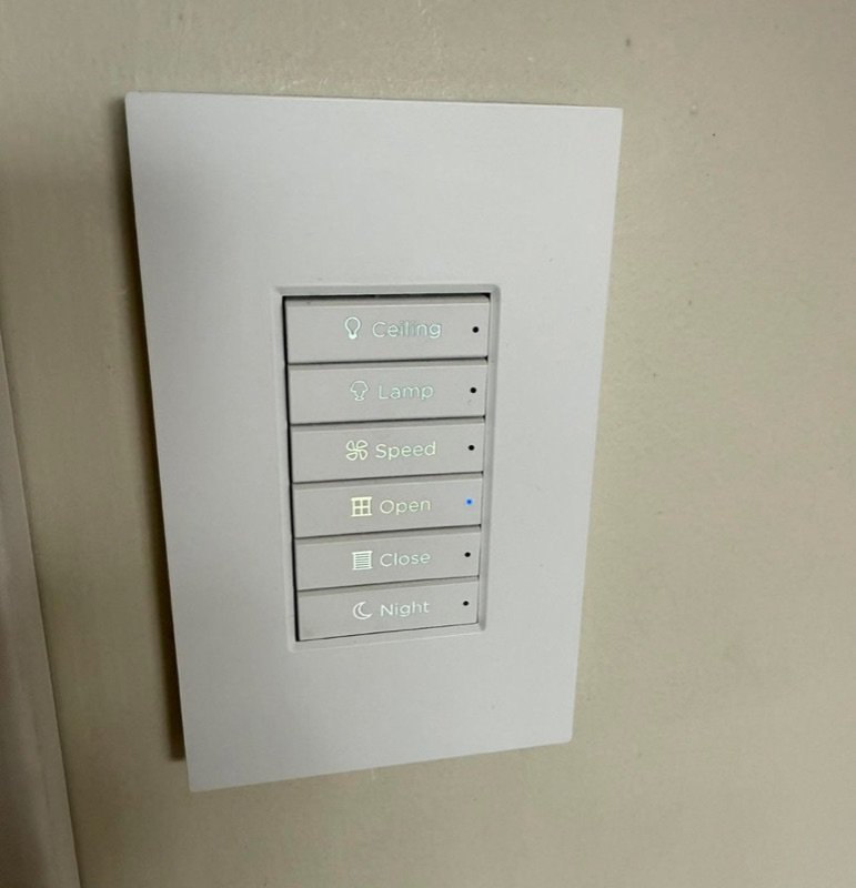 Custom smart home lighting keypad